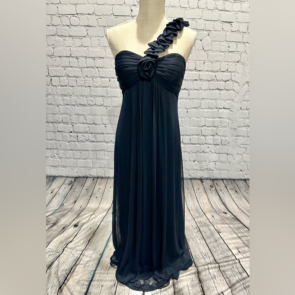 Betsy & Adam - Navy Blue Gown Dress - Size 10